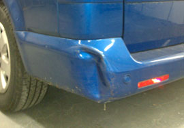 Kunststoffreparatur vorher / nachher