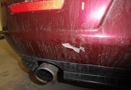 Kunststoffreparatur vorher / nachher