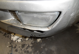 Kunststoffreparatur vorher / nachher